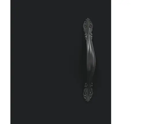 Kõrge Kapp, Must, 69,5 X 34 X 180 cm Tehispuit