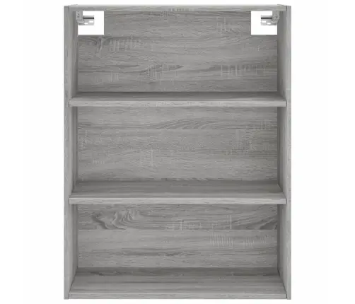 Augstais Skapis, Pelēks, 69,5X34X180 Cm, Inženierijas Koks Vidaxl