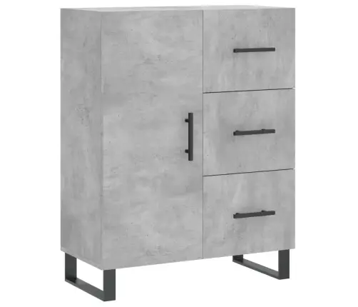 Augstais Skapis, Pelēks, 69,5X34X180 Cm, Inženierijas Koks Vidaxl