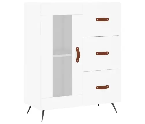 Augstais Skapis, Balts, 69,5X34X180 Cm, Inženierijas Koks Vidaxl