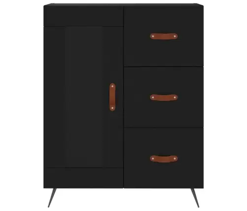 Augstais Skapis, Melns, 69,5X34X180 Cm, Inženierijas Koks Vidaxl