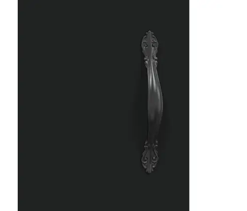 Komoda, Juodos Spalvos, 69,5X34X180cm Apdirbta Mediena