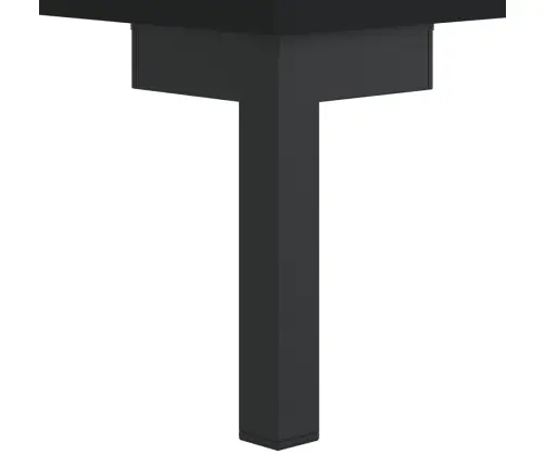 Komoda, Juodos Spalvos, 69,5X34X180cm Apdirbta Mediena Komoda, Juodos Spalvos, 69,5X34X180cm Apdirbta Mediena