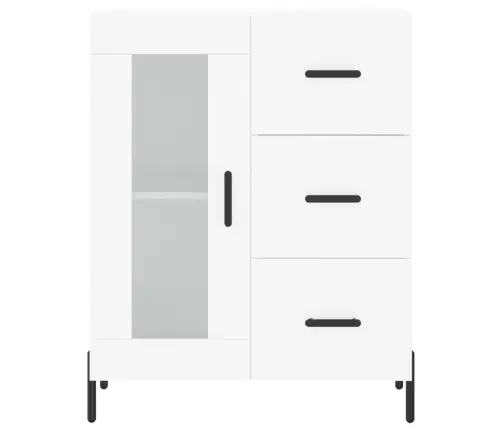 Komoda, Baltos Spalvos, 69,5X34X180cm Apdirbta Mediena