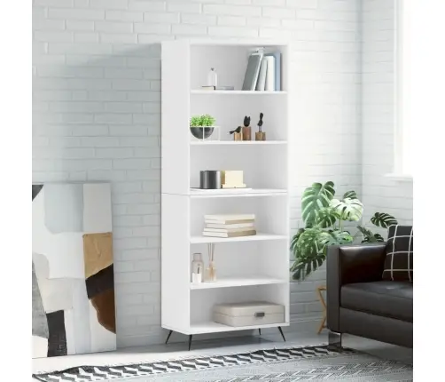 Komoda, Baltos Spalvos, 69,5X32,5X180cm Apdirbta Mediena