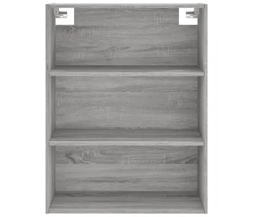 Augstais Skapītis, 69,5X32,5X180Cm, Inženierijas Koks, Pelēcīgs Vidaxl