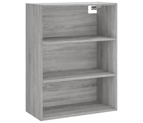 Kõrge Kapp, Hall Sonoma Tamm, 69,5 X 32,5 X 180 cm Tehispuit