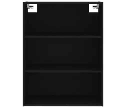 Augstais Skapītis, 69,5X32,5X180 Cm, Inženierijas Koks, Melns Vidaxl