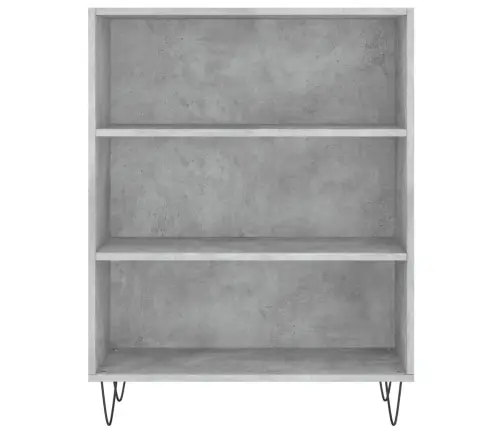 Augstais Skapītis, 69,5X32,5X180 Cm, Inženierijas Koks, Pelēks Vidaxl