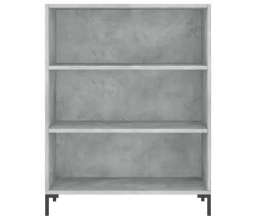 Augstais Skapītis, 69,5X32,5X180 Cm, Inženierijas Koks, Pelēks Vidaxl