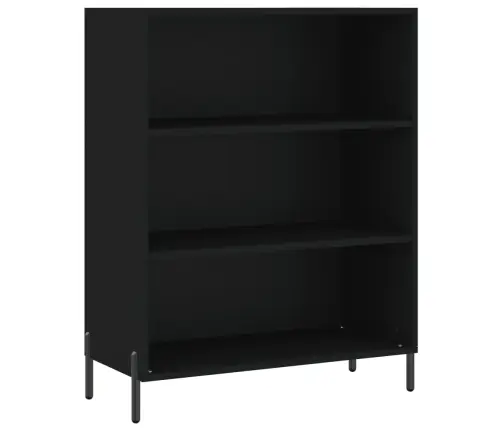 Augstais Skapītis, 69,5X32,5X180 Cm, Inženierijas Koks, Melns Vidaxl