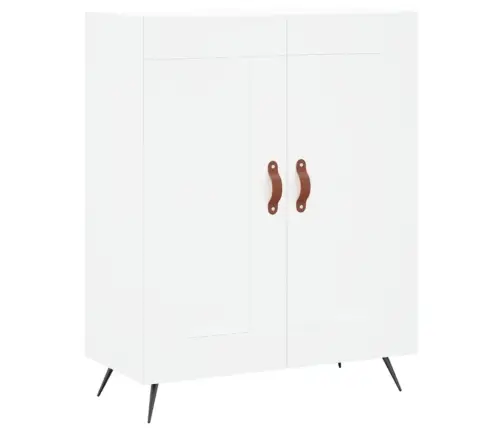 Kõrge Kapp, Valge, 69,5 X 34 X 180 cm Tehispuit