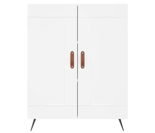 Kõrge Kapp, Valge, 69,5 X 34 X 180 cm Tehispuit