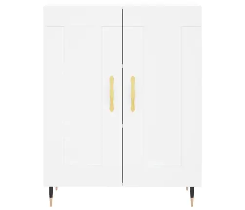 Komoda, Baltos Spalvos, 69,5X34X180cm Apdirbta Mediena