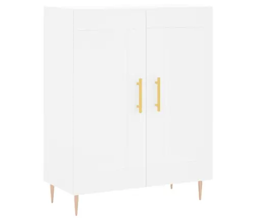 Komoda, Baltos Spalvos, 69,5X34X180cm Apdirbta Mediena