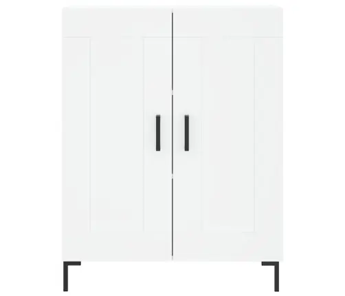 Kõrge Kapp, Valge, 69,5 X 34 X 180 cm Tehispuit