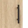 Augstais Skapis, Ozolkoka, 69,5X34X180 Cm, Inženierijas Koks Vidaxl