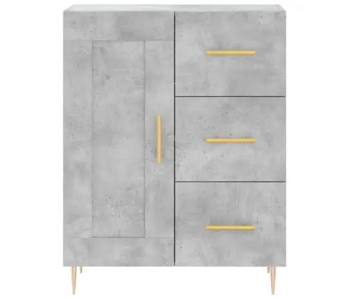 Kõrge Kapp, Betoonhall, 69,5 X 34 X 180 cmTehispuit