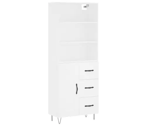 Komoda, Baltos Spalvos, 69,5X34X180cm Apdirbta Mediena Komoda, Baltos Spalvos, 69,5X34X180cm Apdirbta Mediena