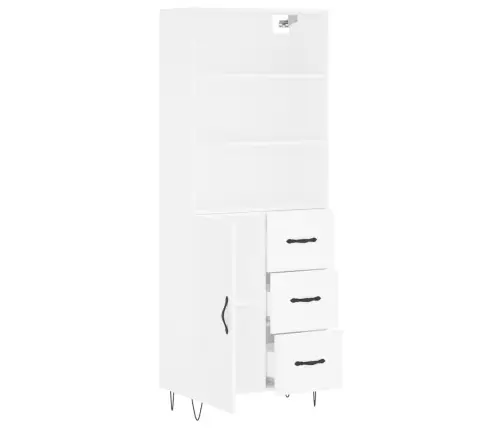 Komoda, Baltos Spalvos, 69,5X34X180cm Apdirbta Mediena Komoda, Baltos Spalvos, 69,5X34X180cm Apdirbta Mediena