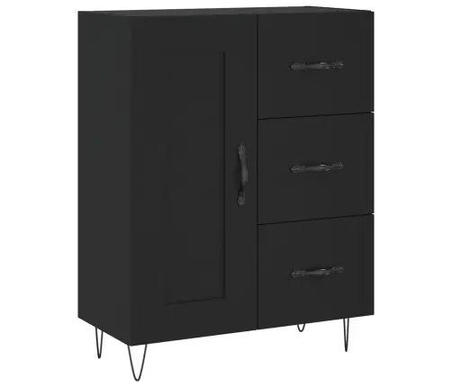 Augstais Skapis, Melns, 69,5X34X180 Cm, Inženierijas Koks Vidaxl