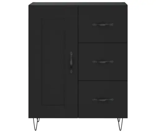 Augstais Skapis, Melns, 69,5X34X180 Cm, Inženierijas Koks Vidaxl