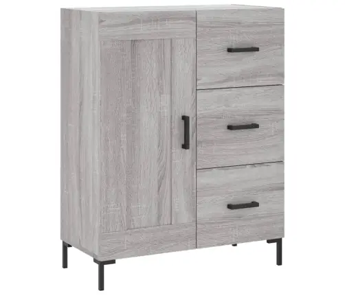 Augstais Skapis, Pelēks, 69,5X34X180 Cm, Inženierijas Koks Vidaxl