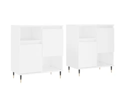 Kumodes, 2 Gab., Baltas, Inženierijas Koks Vidaxl Kumodes, 2 Gab., Baltas, Inženierijas Koks Vidaxl