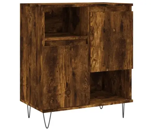 Puhvetkapid 2 Tk, Suitsutatud Tamm, Tehispuit