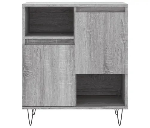 Šoninės Spintelės, 2Vnt., Pilkos Ąžuolo, Apdirbta Mediena