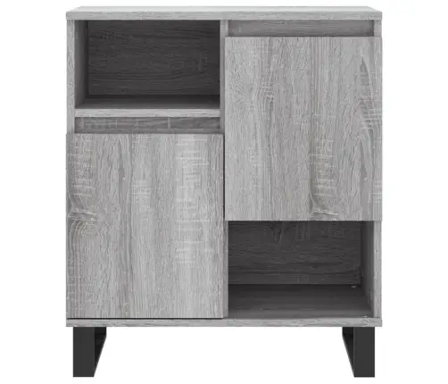 Kumodes, 2 Gab., Pelēka Ozolkoka Krāsa, Inženierijas Koks Vidaxl