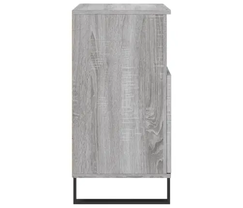 Kumodes, 2 Gab., Pelēka Ozolkoka Krāsa, Inženierijas Koks Vidaxl