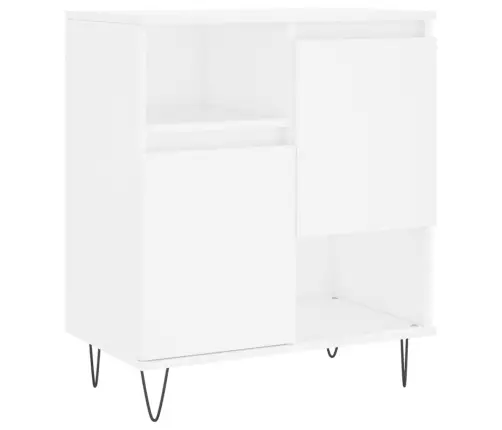 Kumodes, 3 Gab., Baltas, Inženierijas Koks Vidaxl