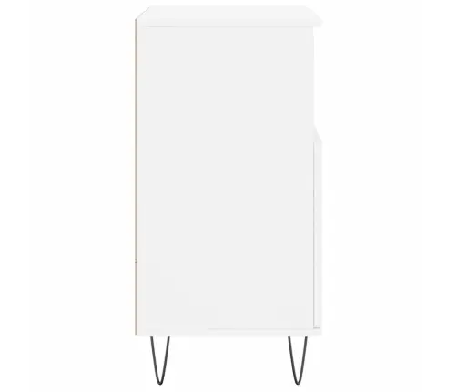 Kumodes, 3 Gab., Baltas, Inženierijas Koks Vidaxl