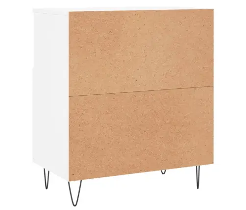 Kumodes, 3 Gab., Baltas, Inženierijas Koks Vidaxl