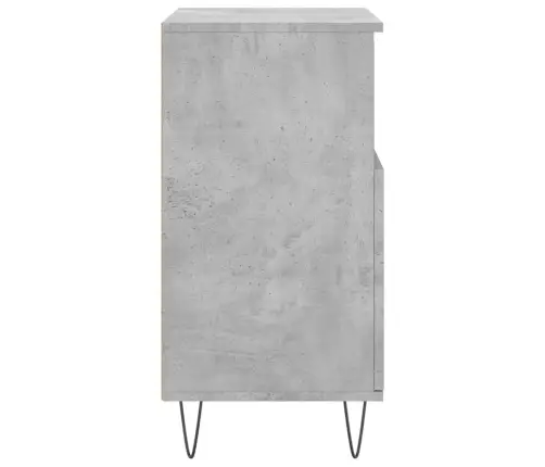 Šoninės Spintelės, 3Vnt., Betono Pilkos, Apdirbta Mediena Šoninės Spintelės, 3Vnt., Betono Pilkos, Apdirbta Mediena