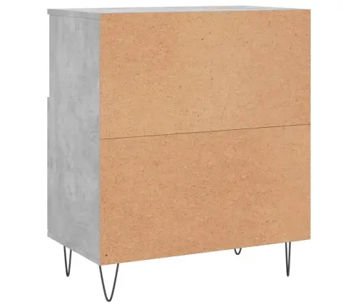 Šoninės Spintelės, 3Vnt., Betono Pilkos, Apdirbta Mediena Šoninės Spintelės, 3Vnt., Betono Pilkos, Apdirbta Mediena