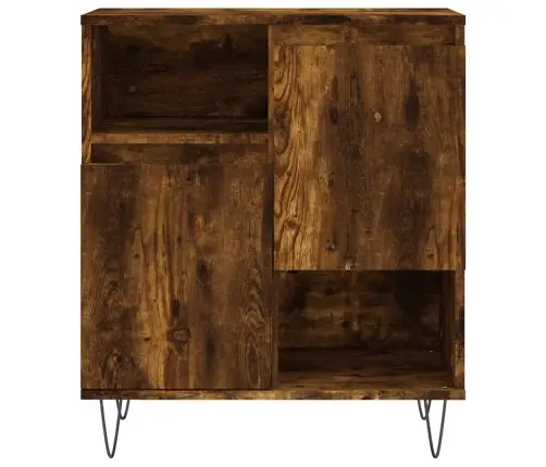 Puhvetkapid 3 Tk, Suitsutatud Tamm, Tehispuit