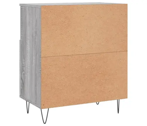 Kumodes, 3 Gab., Pelēka Ozolkoka Krāsa, Inženierijas Koks Vidaxl