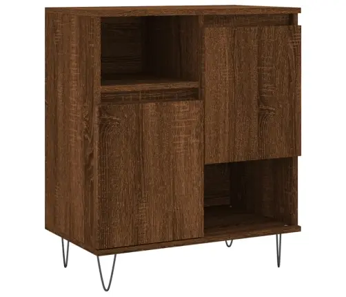 Kumodes, 3 Gab., Ozolkoka Krāsa, Inženierijas Koks Vidaxl