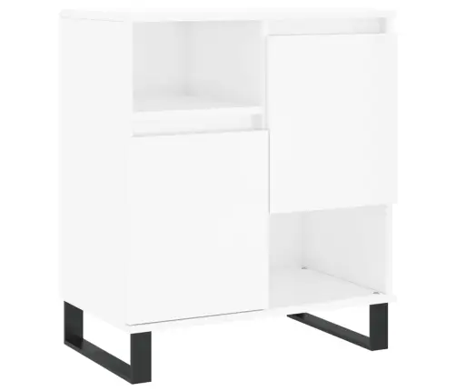 Kumodes, 3 Gab., Spīdīgi Baltas, Inženierijas Koks Vidaxl