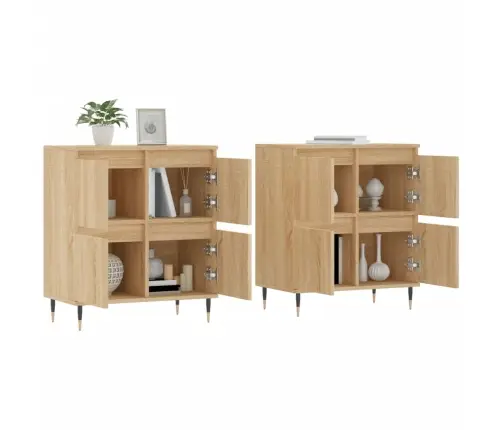 Šoninės Spintelės, 2Vnt., Sonoma Ąžuolo, Apdirbta Mediena Šoninės Spintelės, 2Vnt., Sonoma Ąžuolo, Apdirbta Mediena