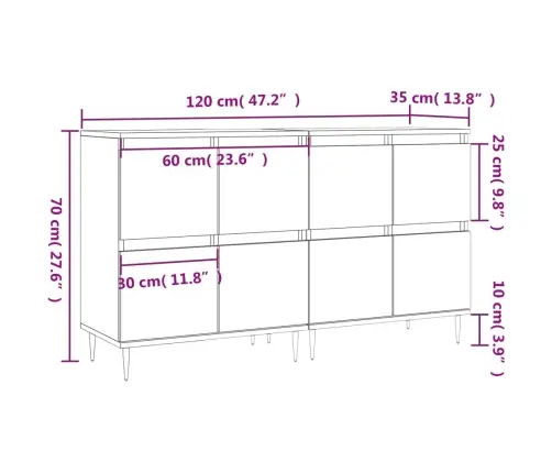 Šoninės Spintelės, 2Vnt., Sonoma Ąžuolo, Apdirbta Mediena Šoninės Spintelės, 2Vnt., Sonoma Ąžuolo, Apdirbta Mediena