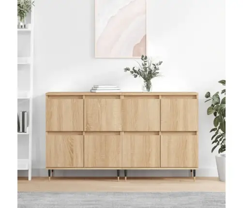 Šoninės Spintelės, 2Vnt., Sonoma Ąžuolo, Apdirbta Mediena Šoninės Spintelės, 2Vnt., Sonoma Ąžuolo, Apdirbta Mediena