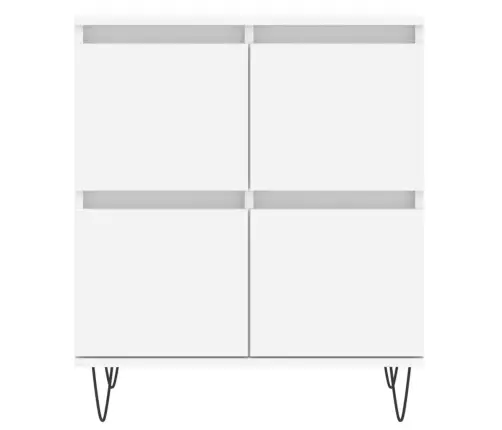 Kumodes, 2 Gab., Baltas, Inženierijas Koks Vidaxl