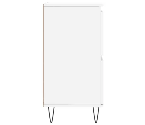 Kumodes, 2 Gab., Baltas, Inženierijas Koks Vidaxl