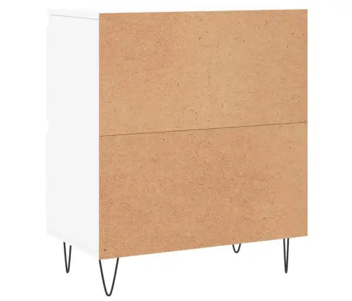 Kumodes, 2 Gab., Baltas, Inženierijas Koks Vidaxl