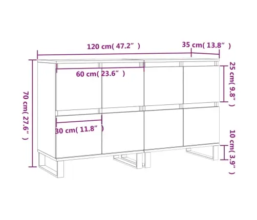 Puhvetkapid 2 Tk, Valge, Tehispuit