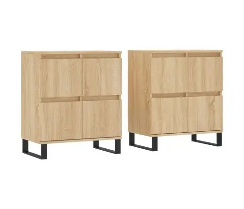 Puhvetkapid 2 Tk, Sonoma Tamm, Tehispuit