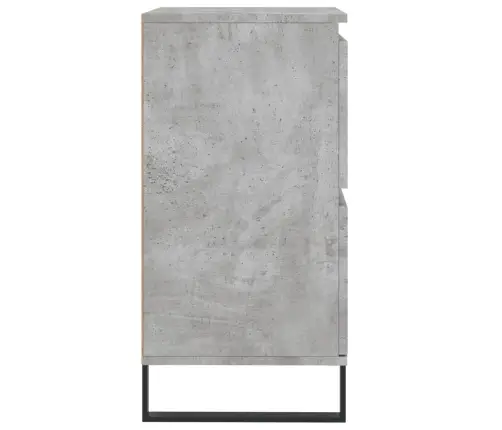 Kumodes, 2 Gab., Betona Pelēkas, Inženierijas Koks Vidaxl Kumodes, 2 Gab., Betona Pelēkas, Inženierijas Koks Vidaxl